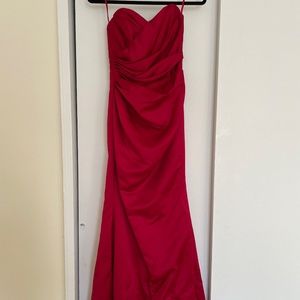 Red Mermaid Formal Dress